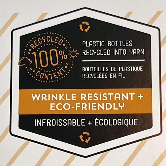 ECO-friendly/wrinkle resistant now DESIGNS 100% recycled content tablecl… - Picture 5 of 14